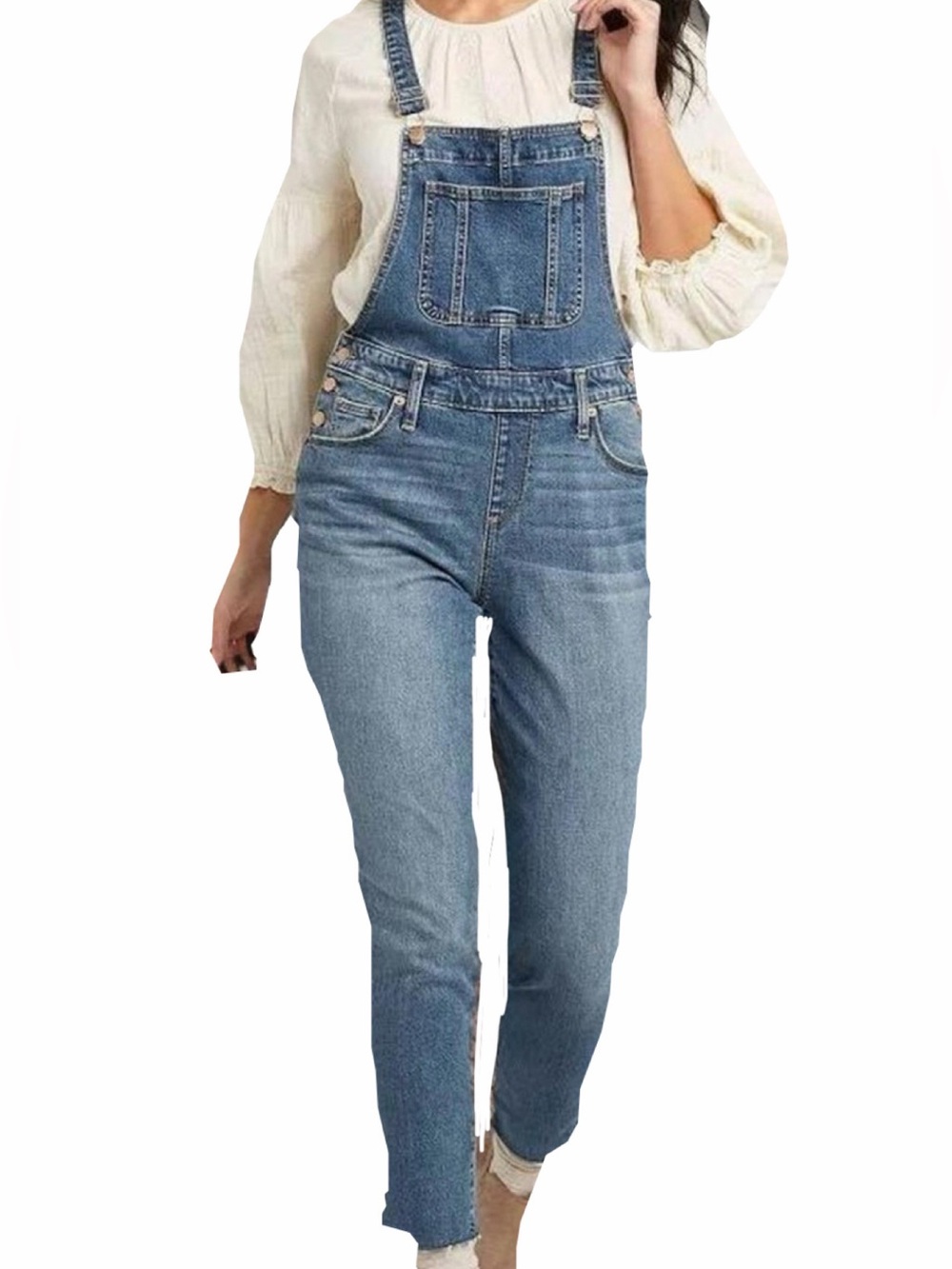 Universal Thread Light Blue Denim Overalls